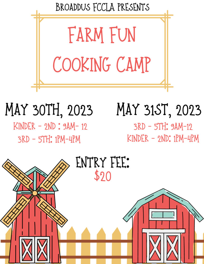 Farm Fun Cooking Camp