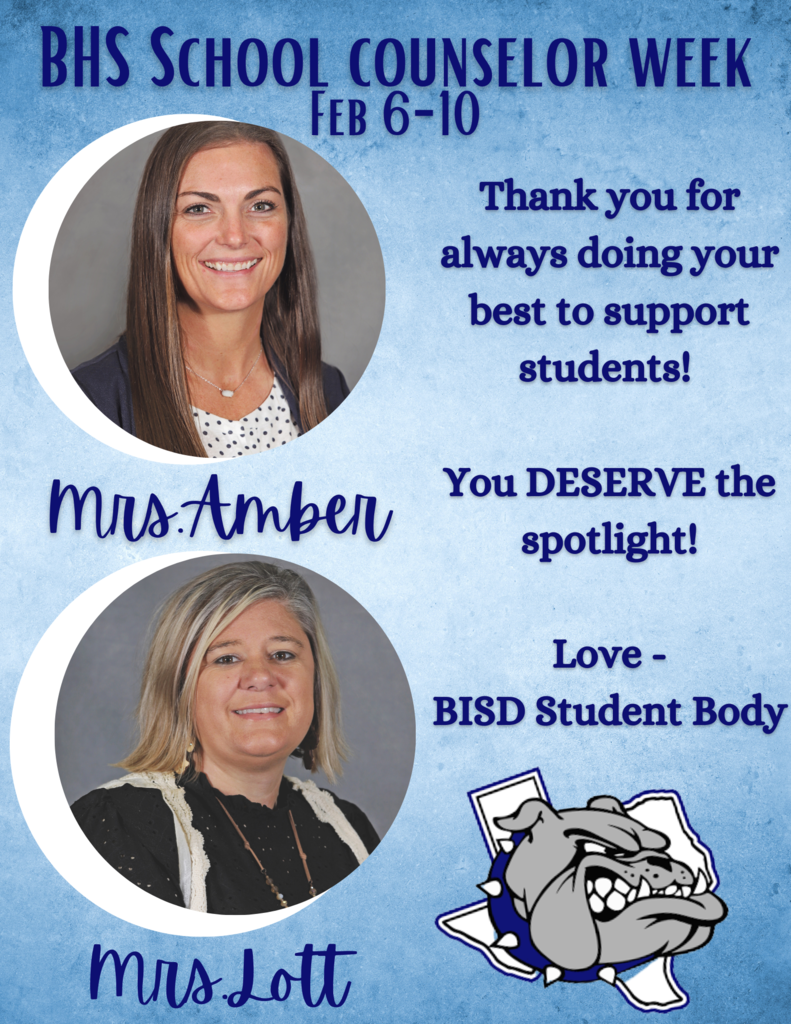 Thank you to our school counselors!