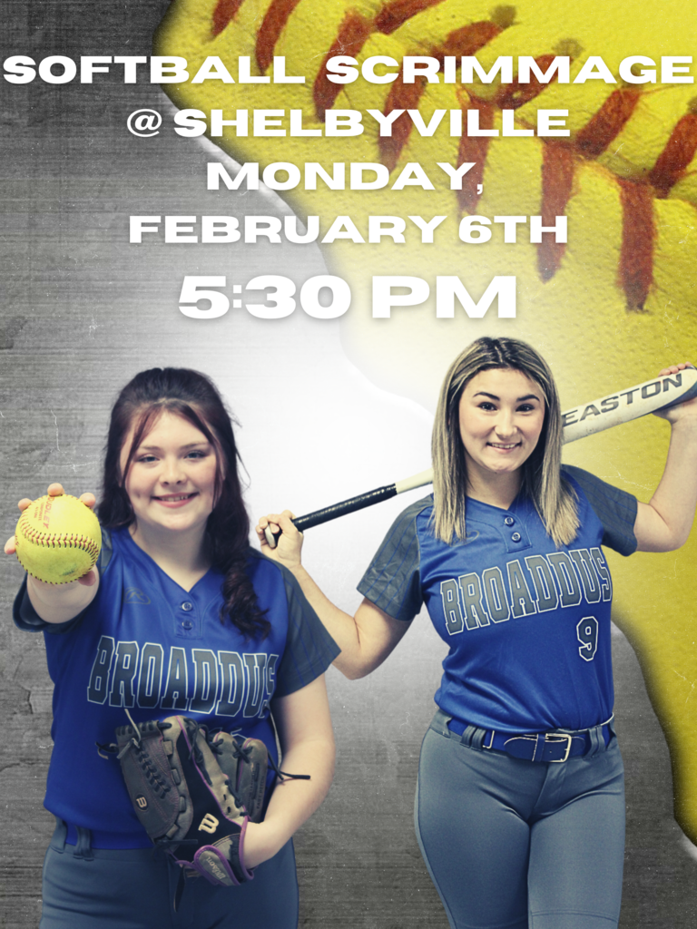 Softball Scrimmage 5:30 2/6 at Shelbyville